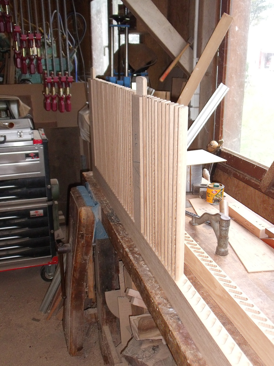 Fabrication porte persienne pour placard intérieur