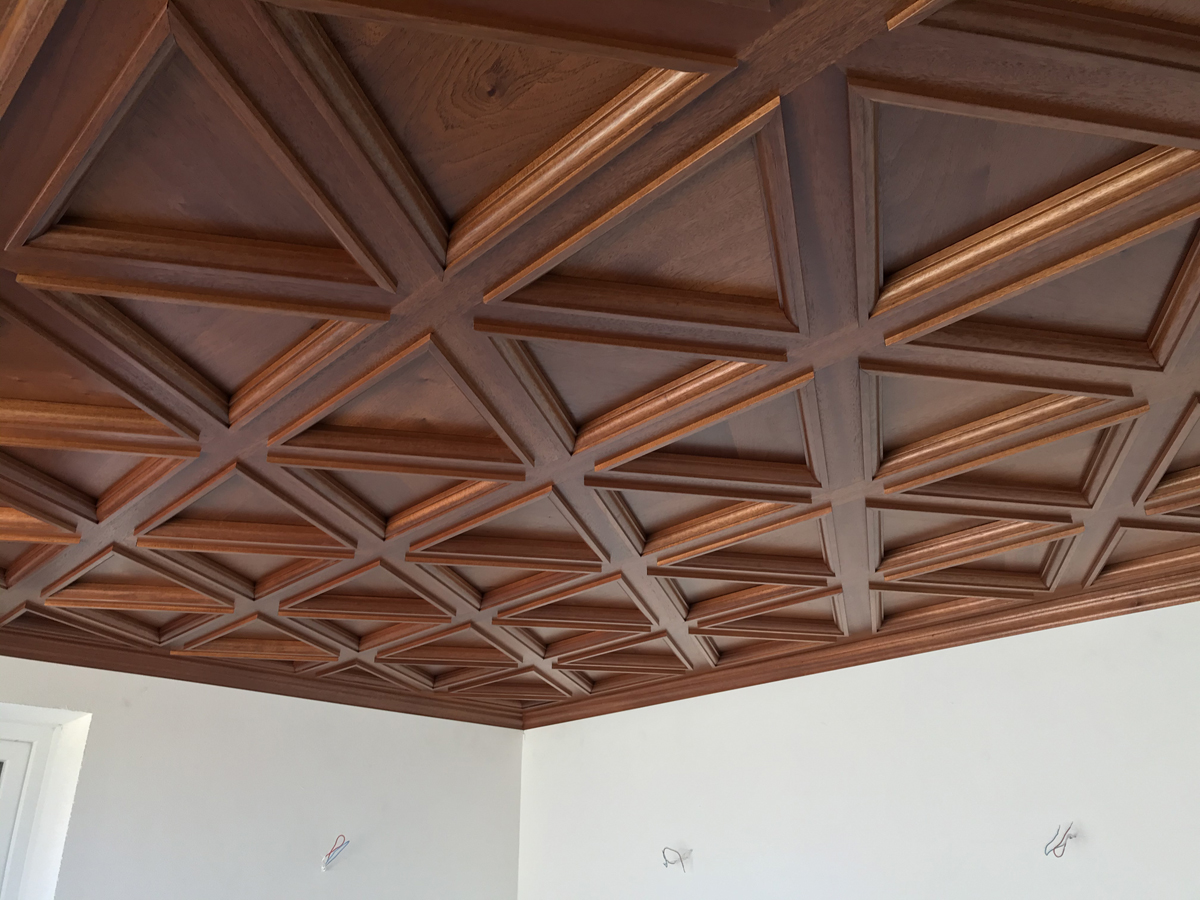 Habillage plafond bois massif - Saint Denis d'Oléron