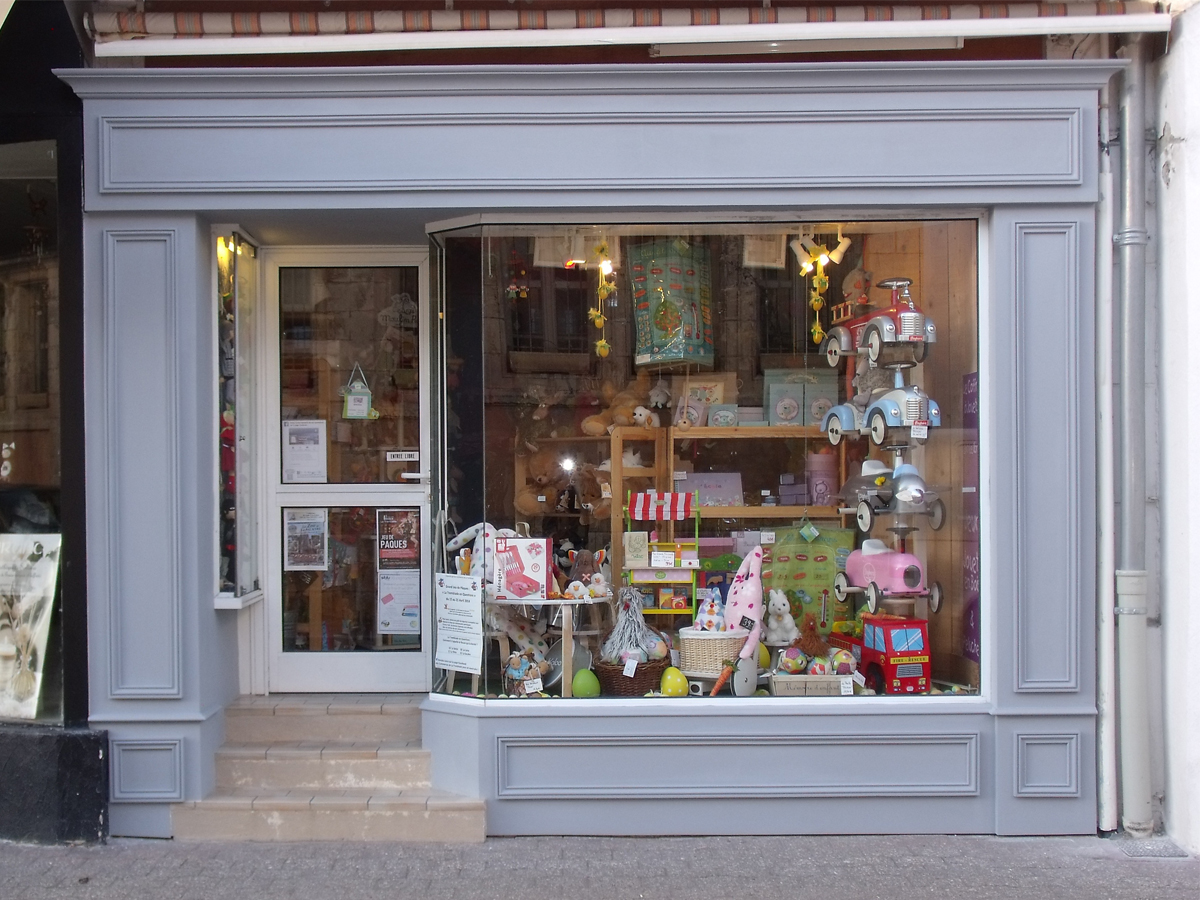 Façade de magasin sur mesure