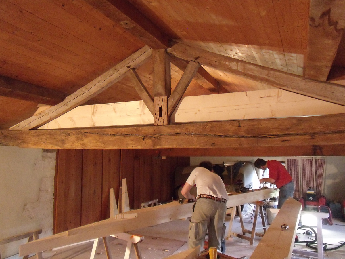 Modification charpente - Talmont-sur-Gironde