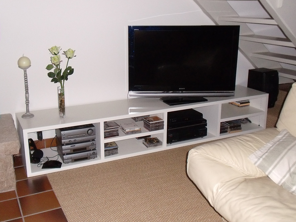 Meuble télévision en MDF laqué - La Tremblade