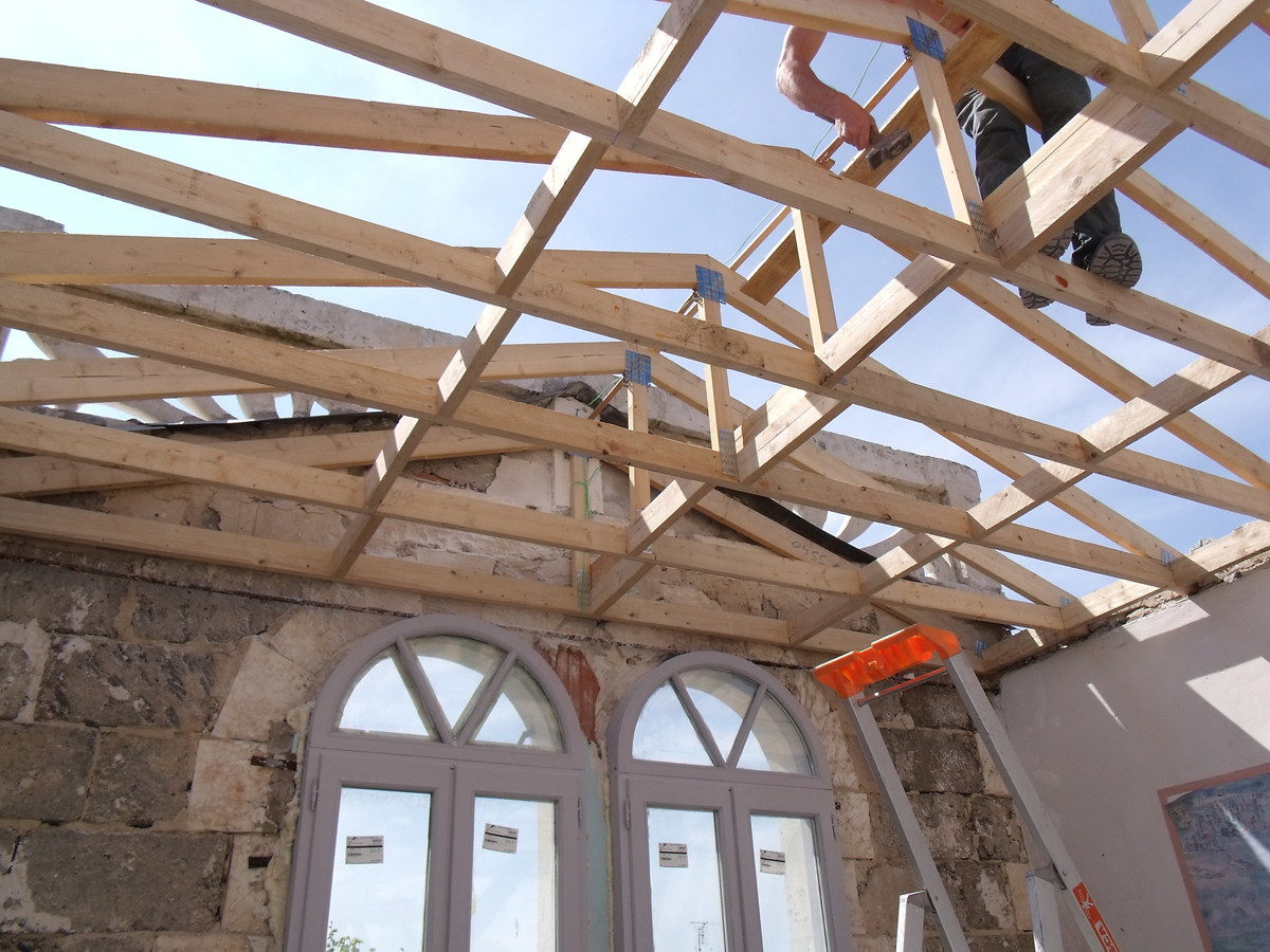 Charpente en remplacement et fenêtres - La Tremblade